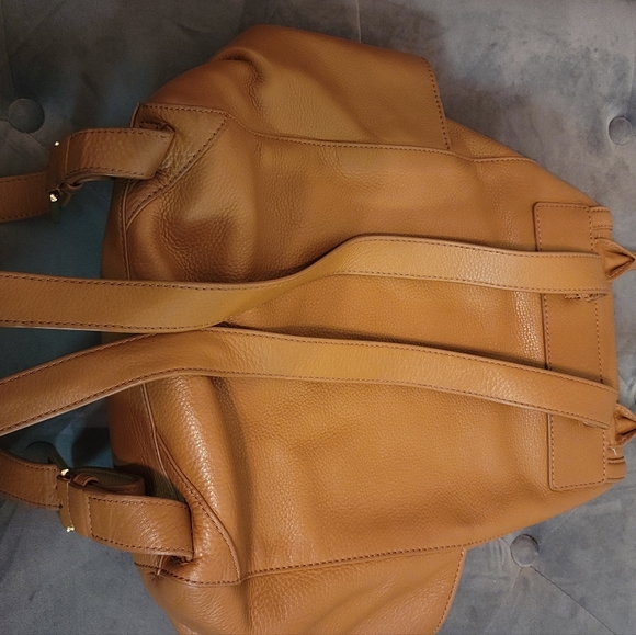 Tory Birch Camel leather back pack. - Picture 2 of 12